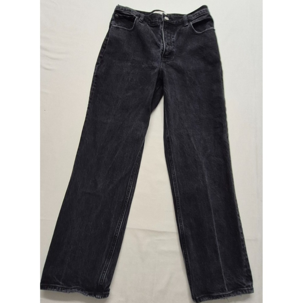 Abercrombie & Fitch women's 90s straight ultra high rise black denim Jeans 27/4